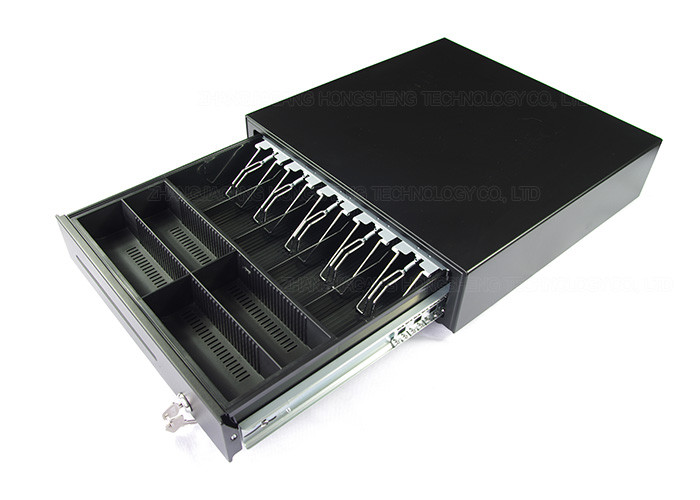 Locking EC 410 Cash Drawer / Cash Register With USB Port SECC Electroplating Zinc Bottom Plate 410D